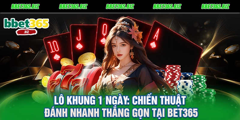 Lô khung 1 ngày Chiến thuật đánh nhanh thắng gọn tại BET365